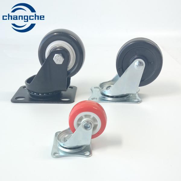 2000 Kg Flat Plate Industrial Caster Wheels For Forklift Truck