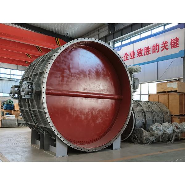 Cast Steel Welded Butterfly Valve GB12224 DIN2559 For Petrochemical Industry