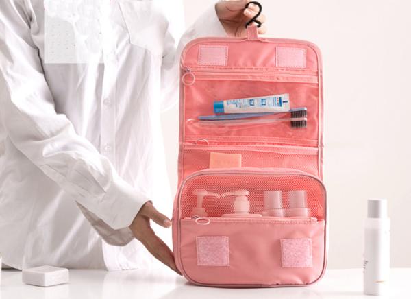 Large capacity portable travel toiletries bag luggage waterproof multi-functional handbag cosmetic box