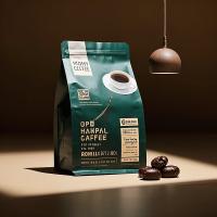 Eco-Friendly Coffee Bags with Degassing Valve - Biodegradable Kraft/AL Foil, 8oz-5LB Capacity, FDA/CE Certified, Resealable for Freshness, Custom Printing Available