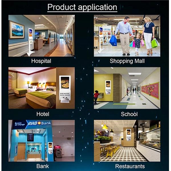 Умный цифровой дисплей рекламируя автоматический распределитель Санитисер руки