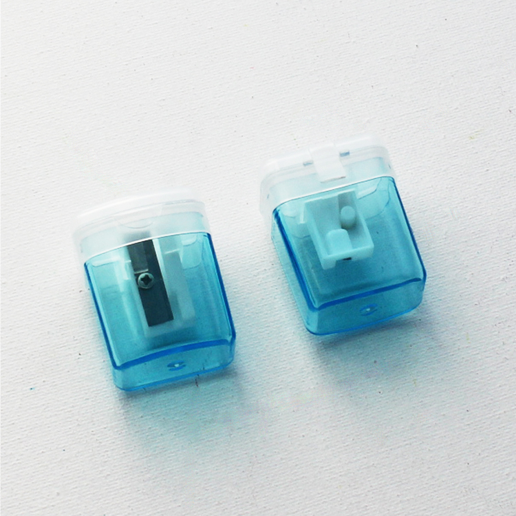 office school supplies translucent cover multicolor plastic sharpener