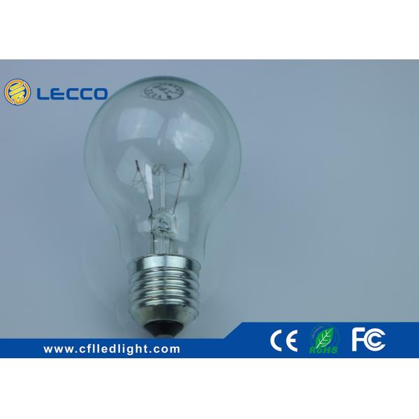 Low Watt Incandescent Light Bulb 40 Watt Power , Traditional Light Bulbs E27