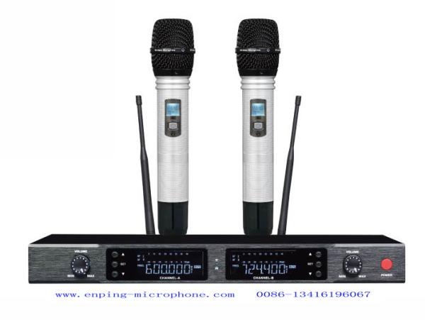 LS-6300 wireless microphone system UHF IR selecta ble frequency PLL AUTOMATIC INDUCTION  competetive price rack ear