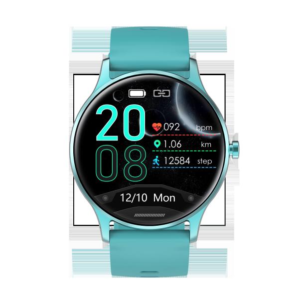Full Circle 1.28inch Outdoor Sport Smart Watch Capacitive Touch Screen