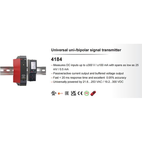 PR Temperature Sensors Analog 4114 4116 4104 Switching 4225 AC DC 4179 Frequency Signal Includes Relay Output 4184