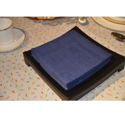 ODM 10Ct Gold Foil Napkin , 40cm Premium Holiday Paper Napkins