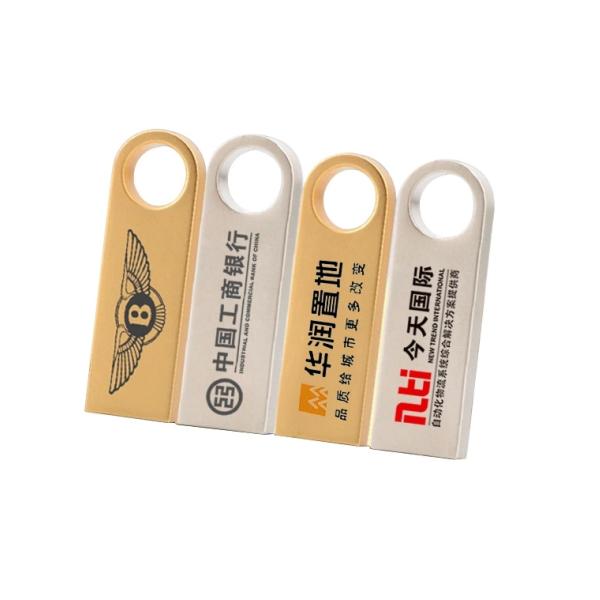 Portable Metal USB Flash Drive 32GB 16GB USB 2.0 Speed U-Disk Customized
