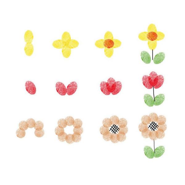 Non-toxic Finger Paint / Poster Paint  4 Colors, 6 Colors, 8 Colors set washable for kids diy painting water color paint