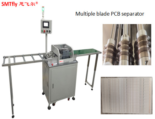 220mm/S W10mm Aluminium PCB Depaneling Machine / Pcb Board Cutter