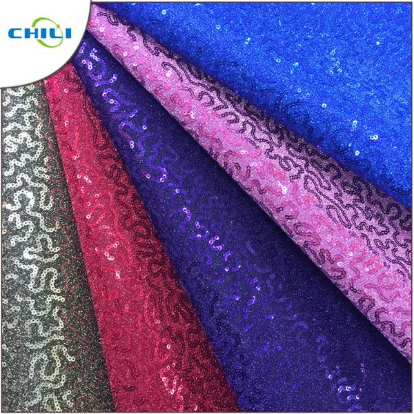 High Quality Glitter Pu Mesh Good Synthetic Leather For Lady Shoes Meter Price