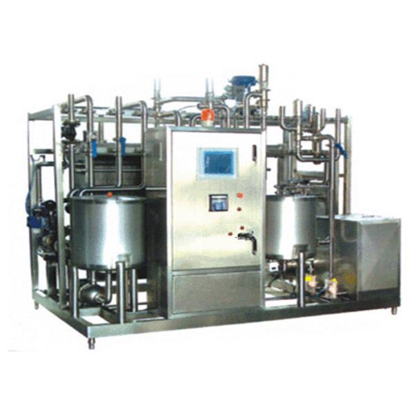 Milk UHT Sterilization Machine / Pipe In Pipe Sterilizer With PLC Finger Touch Screen