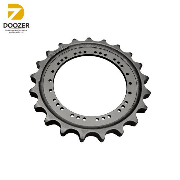 Quantité assurée R130 Chain Drive Sprocket pour Hyundai HRC52-58 Dureté de surface