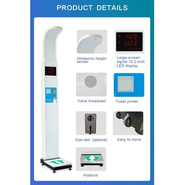 Монетка привелась в действие вес тела и фармацию цифров Camry ультразвука Bluetooth масштаба высоты