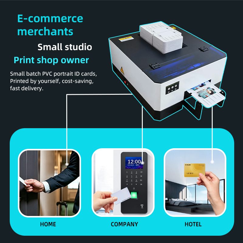 Professional Business Pvc Id Card Printing Machine