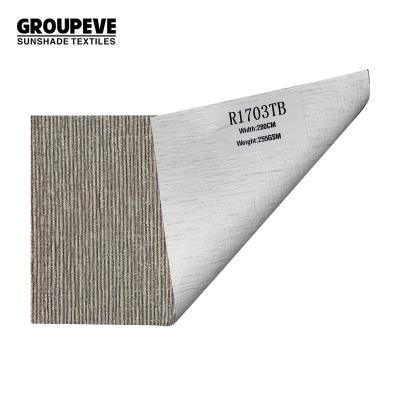 Rolo 100% motorizado jacquard do poliéster da parte alta Roman Shades Smart Semi Blackout