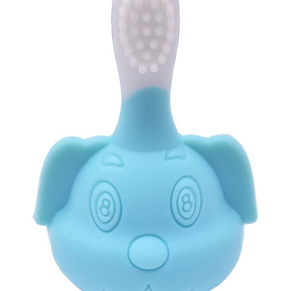 Chewable Soft Silicone Baby Teether Brush Cute Piggy Shape BPA Free