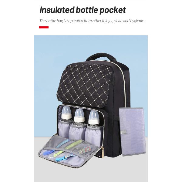 New Large-capacity Diaper Bag Multi functional Backpack Mummy Bag Small Fresh Mother and Baby Backpack