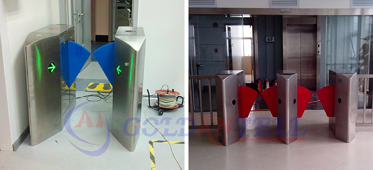Турникет читателя rfid барьера Turnstyle талии управления доступом высокий для входа школы или больницы
