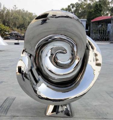 Metal Garden Flowers Sculpture Handmade Polished Decoration 1.8 Meter Height