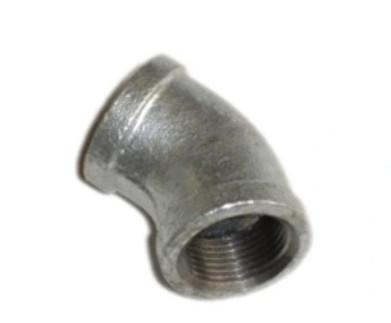1/8 Malleable Iron Pipe Fitting Black / Galvanised Banded / Beaded / Plain