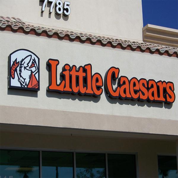 Outdoor LED Light Box Letters Billboard Wall Mounted Shop Storefront Signs and Signage Custom Free Design