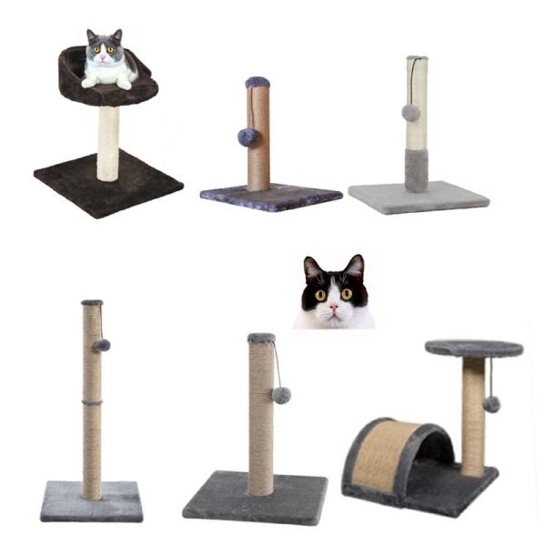 Casa de gatos sostenible y rascador ODM Tejido de gatos rascadores