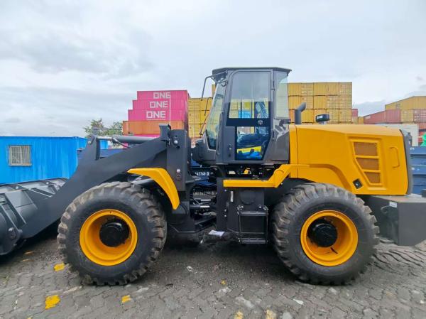 Wheel Loader Logistics Yards Fuel Efficiency Resistant Steel 162kW Engine Power