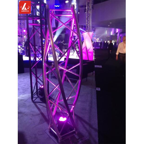 Creative Irregular Shape Aluminum Square Stage Truss System Pentagram / Heart Shape