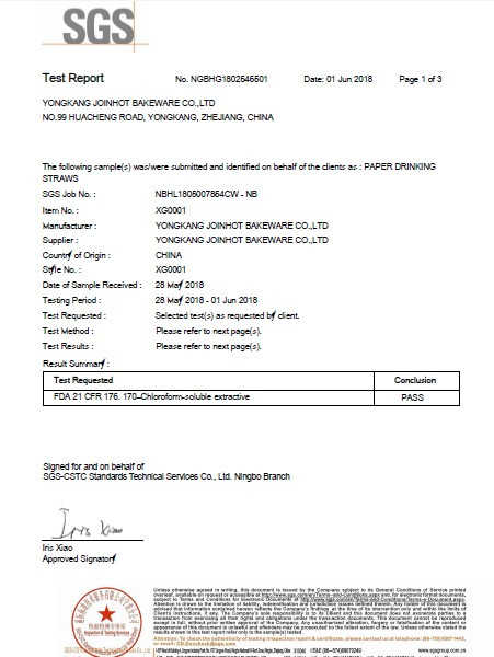 Food Grade Paper Straws Packaging Custom Box for Bar Accessories Type Drinking Straws
