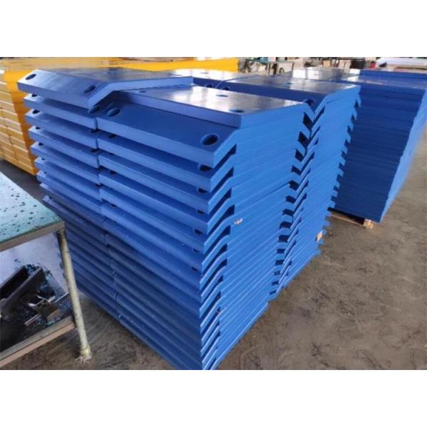 Curved Engineering Plastic Dock Fender Face Pads UHMWPE Marine Dock Bumpers