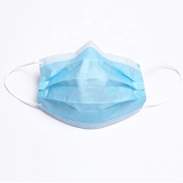 Blue Color Bulk Dust Masks  , Disposable Nose Mask Non Wearing Pressure