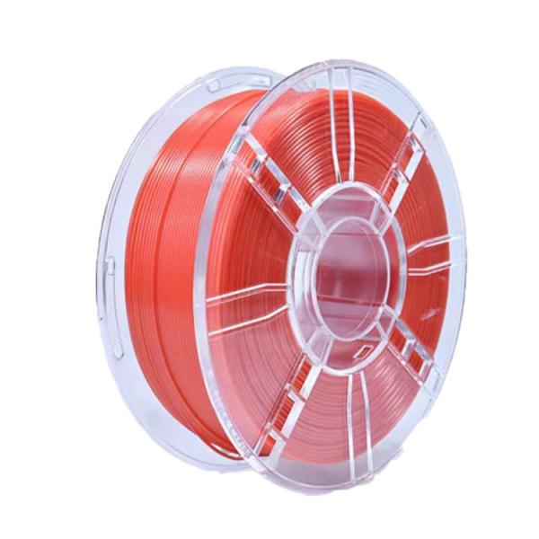 Filamento de impressora 3D PLA Transparente Toughness Vermelho Melhorado Branco Sem bolhas e estado enrolado