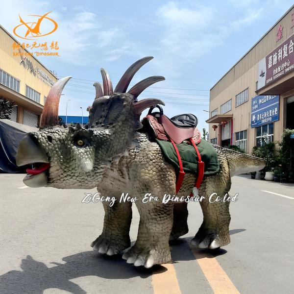 Electric Child Kiddie Dinosaur Rides with Light and Music in Shopping Mall and Park