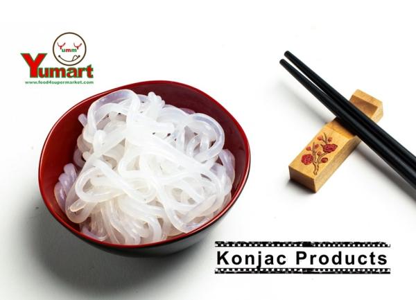 Macarronete Konjac Sugar Free Health Food de Shirataki do baixo carburador orgânico chinês