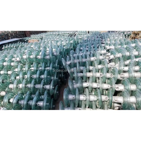 Uzbekistan Market U120BSP Toughened Glass Disc Suspension Insulator with ANSI Standard