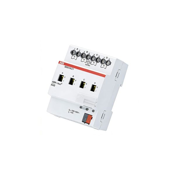 ABB Switch Actuator with Manual Control SA/S 4.6.2.1 6 A MDRC Building Control