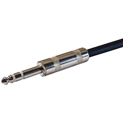 Professional Audio 6.35mm Jack Plug Mono 1/4 PHONE JACK Cable Connector DC3038