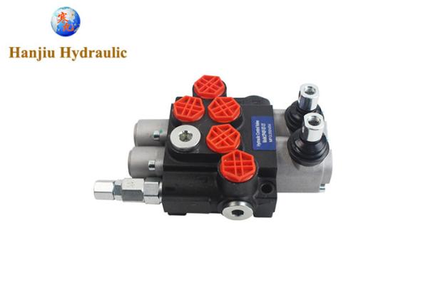 40 Liter Monoblock Control Valve 2P40 Two Spools G 3/8 Open Center Spool 2P40 A1C1 GKZ1