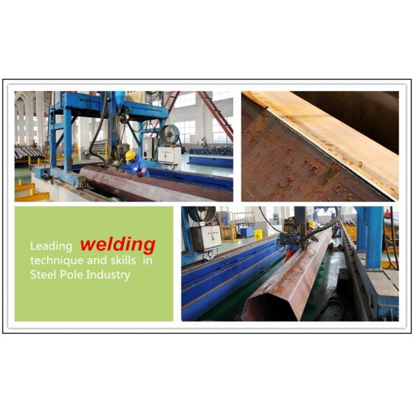 11m single arm hot dip galvanized steel pole for park lighting