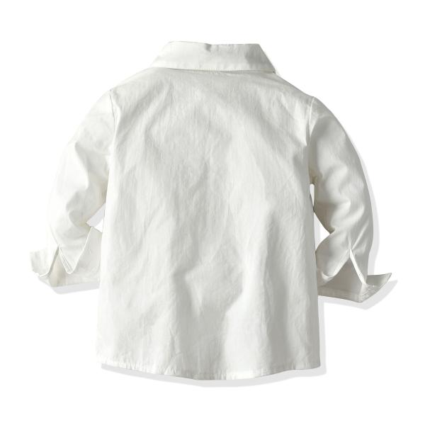 Bow Tie Polo Neck Top With Pants Boys Suit Baby Suspenders Outfit
