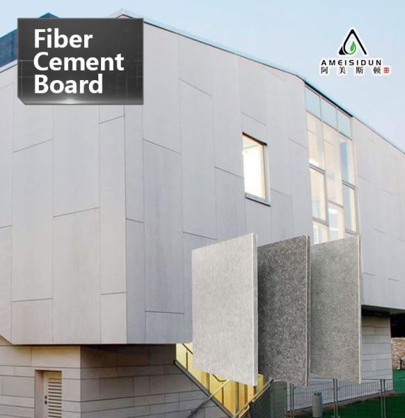 Hotel Exterior Wall Panel Cement Board Floor with Weatherboard Cement Exterior Cladding