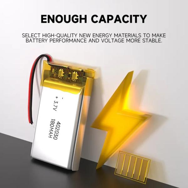 3.7V 180mAh KC UN38.3 Certified Lipo Battery Rechargeable Lithium Polymer Battery Pack