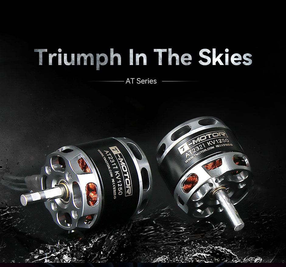 T-MOTOR AT2321 Power 2-4S Brushless Outrunner BLDC Permanent Magnet RC Airplane Helicopter Motor