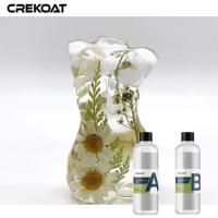 Résine de coulée liquide sans bulles Durcissement rapide Temps de cicatrisation Finition époxy claire Pour le bois Résistance aux UV