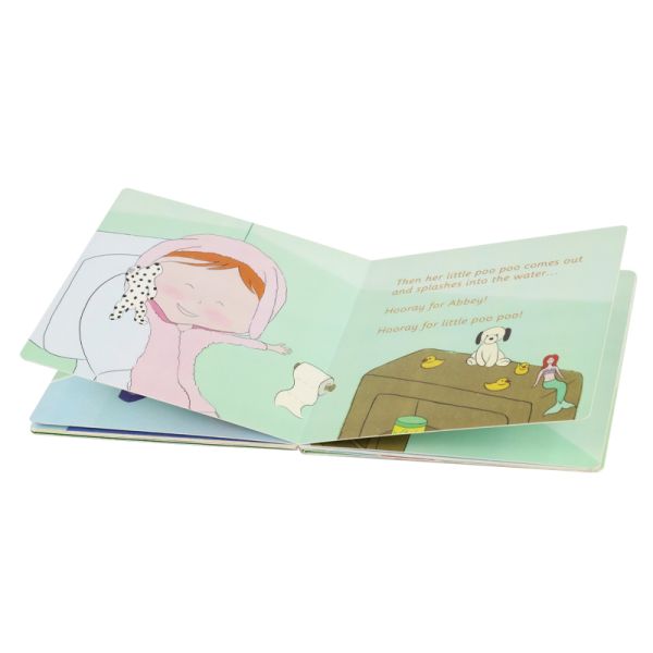 Full Color Children's Board Books 600gsm Custom Paperback Book 20*20CM