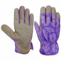Gants de jardinage en cuir synthétiques de travail