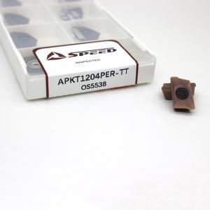 Insertion de fraisage de rotation de carbure de tungstène de l'apmt 1604