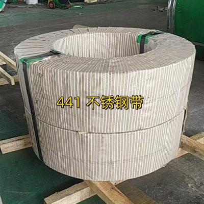 441 AISI 441 1.4509 Stainless Steel Coil Strip   1.0 X 109,6 Mm 2D Surface