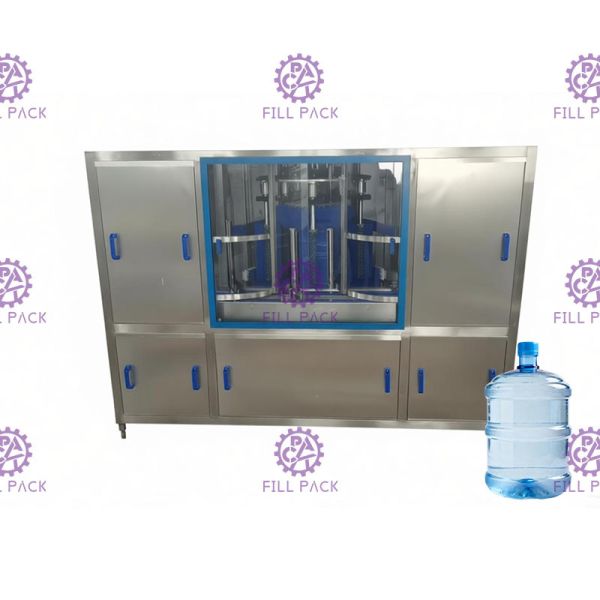 Rotary 1800*1550*1750mm 900BPH 5 Gallon Bottle Washer